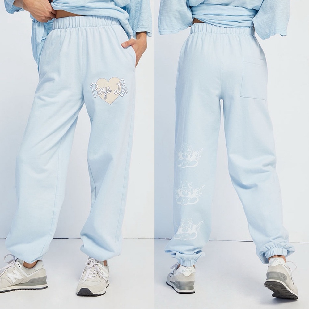 BOYS LIE Unbreakable Light Blue Jogger Sweatpants